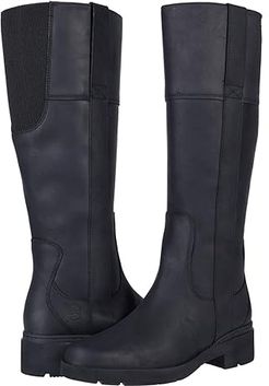 Gracelyn Waterproof Tall Boot (Black Full Grain) Women's Shoes