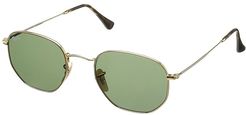 0RB3548 Hexagonal Flat Lenses 51mm (Gold) Fashion Sunglasses