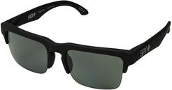 Helm 50/50 (Soft Matte Black/HD Plus Gray Green Polar) Fashion Sunglasses