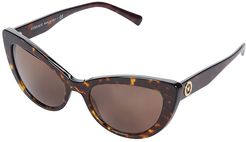 VE4388 (Dark Havana/Brown) Fashion Sunglasses