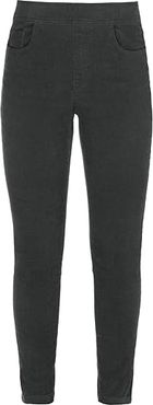 Pull-On Pants with Fancy Elastic (Steel Grey) Women's Casual Pants