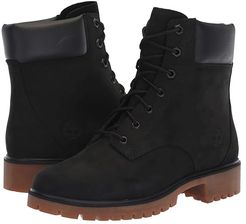 Jayne 6 Waterproof Boot (Black Nubuck) Women's Lace-up Boots