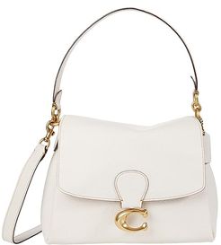 Soft Pebble Leather May Shoulder Bag (B4/Chalk) Handbags