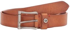 Gilmore Saddle Leather Belt (Cognac) Men's Belts