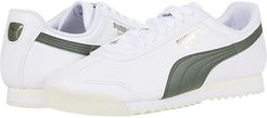 Roma Basic + (PUMA White/Thyme) Men's  Shoes