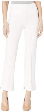 Harley Wide Leg Crop in Lightweight Ponte (Off-White) Women's Casual Pants
