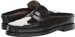 Dan Clog Cow (Black/White) Women's Shoes