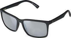 Lesmore (Black Satin Silver Chrome) Sport Sunglasses