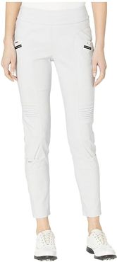 Skinnylicious Ankle Pants with Control Top Panel (Misty) Women's Casual Pants