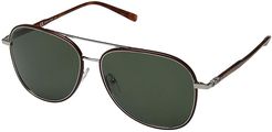 SF181SM (Tortoise/Solid Green) Fashion Sunglasses