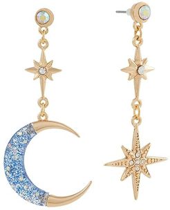 Celestial Non-Matching Drop Earrings (Blue) Earring