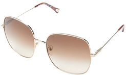 Elize CE172SL (Gold Gradient/Brown Rose) Fashion Sunglasses