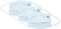 Cotton Pique Face Mask with Croc Patch Set of 3 (Rill) Knit Hats