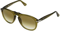 APC x Persol 0PO0649 (Brown Transparent) Fashion Sunglasses