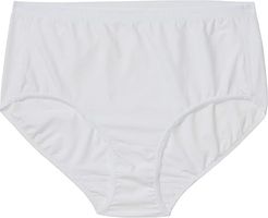 Give-N-Go(r) 2.0 Full Cut Brief (White) Women's Underwear