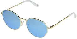 Horus Alt Fit (Bright Gold/Ice Blue Mirror) Fashion Sunglasses