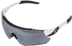 Alliant (White/Black Frame Smoke/AC Red/Clear Lenses) Sport Sunglasses