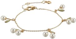 Cherie Cherry Charm Bracelet (Cream Multi) Bracelet