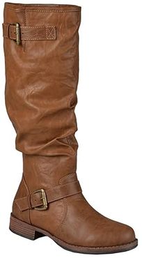 Stormy Boot - Extra Wide Calf (Tan) Women's Shoes