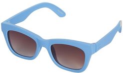 Paloma (Matte Poolside Blue/Brown Gradient) Fashion Sunglasses