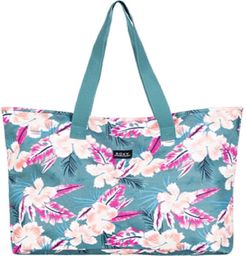 Wildflower Printed Tote (North Atlantic Heritage Hawaiian) Tote Handbags