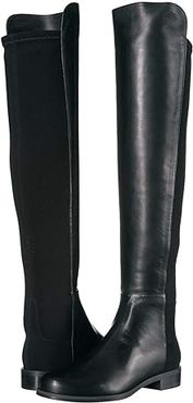 The 5050 Boot (Black Nappa/Stretch Gabardine) Women's Pull-on Boots