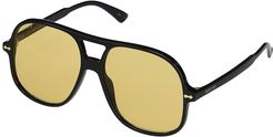 GG0706S (Black/Yellow) Fashion Sunglasses