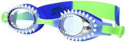 Fish-N-Chips Swim Goggles (Little Kids/Big Kids) (Hammerhead Blue) Water Goggles