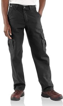 Flame-Resistant Canvas Cargo Pants (Black) Men's Casual Pants