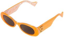 GG0517S (Orange/Brown) Fashion Sunglasses