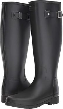 Original Refined Wide Calf Rain Boot Matte (Black) Women's Rain Boots