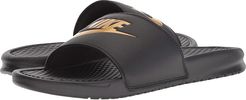 Benassi JDI Slide (Black/Gold) Men's Slide Shoes