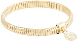 Padlock Omega Stretch Bracelet (Gold) Bracelet