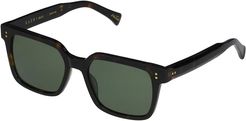 West 55 (Kola Tortoise/Green Polarized) Fashion Sunglasses