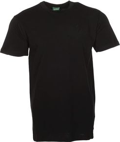 Carrots One Point Knit T-Shirt (Black) Men's Clothing