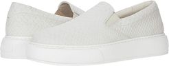 Delia (Off-White Embossed Leather) Women's Shoes