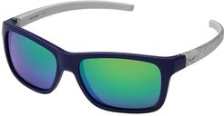 Line Sunglasses (6-8 Years Old) (Blue/Gray Specks Frame with Spectron 3CF Lenses) Sport Sunglasses