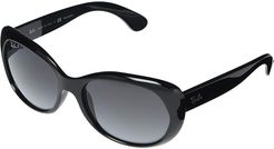 RB4325 Square Sunglasses 59 mm - Polarized (Black) Fashion Sunglasses