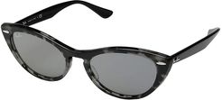 RB4314N 54 mm. (Havana Grey/Dark Blue/Anti-Reflective) Fashion Sunglasses