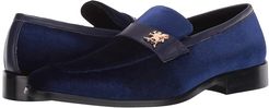 Bellino Velour Slip-On (Royal Blue) Men's Shoes