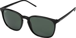 RB4387 56 mm. (Black/Green) Fashion Sunglasses