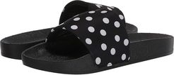 Dot Slide Sandal (Black) Women's Shoes