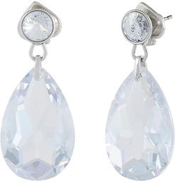 Sparkling Chandelier Drop Earrings (Clear/Silver) Earring