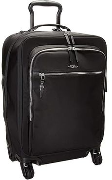 Voyageur Tres Leger International Carry-On (Black/Silver) Carry on Luggage