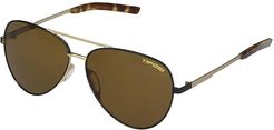 Shwae (Midnight Gold Frame Brown Lens) Sport Sunglasses