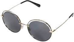 DG2262 (Gold/Black/Gold/Grey) Fashion Sunglasses