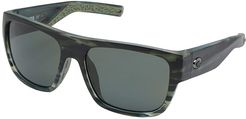 Sampan (Matte Reef Frame/Gray Lens 580P) Fashion Sunglasses