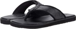 Signature Flip-Flop (Charcoal/Black) Men's Shoes