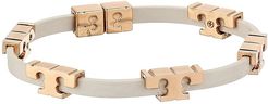 Serif-T Single Wrap Bracelet (Tory Gold/New Ivory) Bracelet