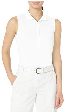 Rotation Sleeveless Polo (Bright White) Women's Clothing